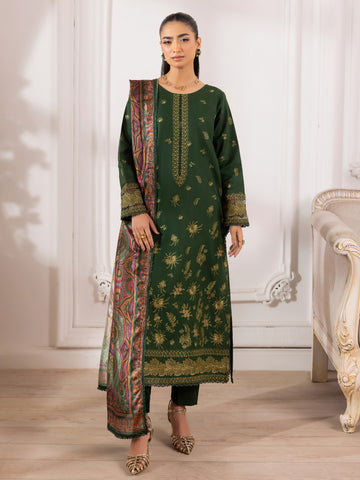 ZE-08 LAWN EMBROIDERED 3PC STITCHED/UNSTITCHED