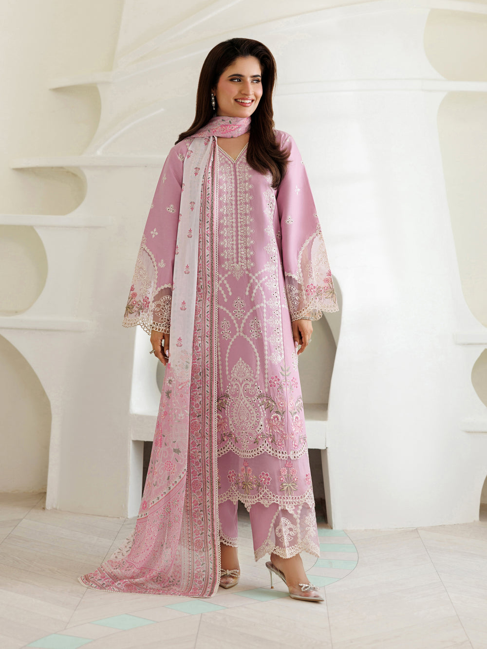 ZG-06 - 3 PC LAWN STITCHED
