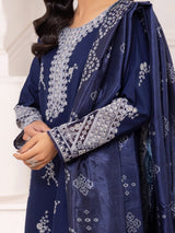 ZE-04 LAWN EMBROIDERED 3PC STITCHED/UNSTITCHED
