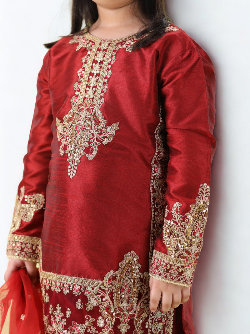 MKA-33 3PC GIRLS STITCHED
