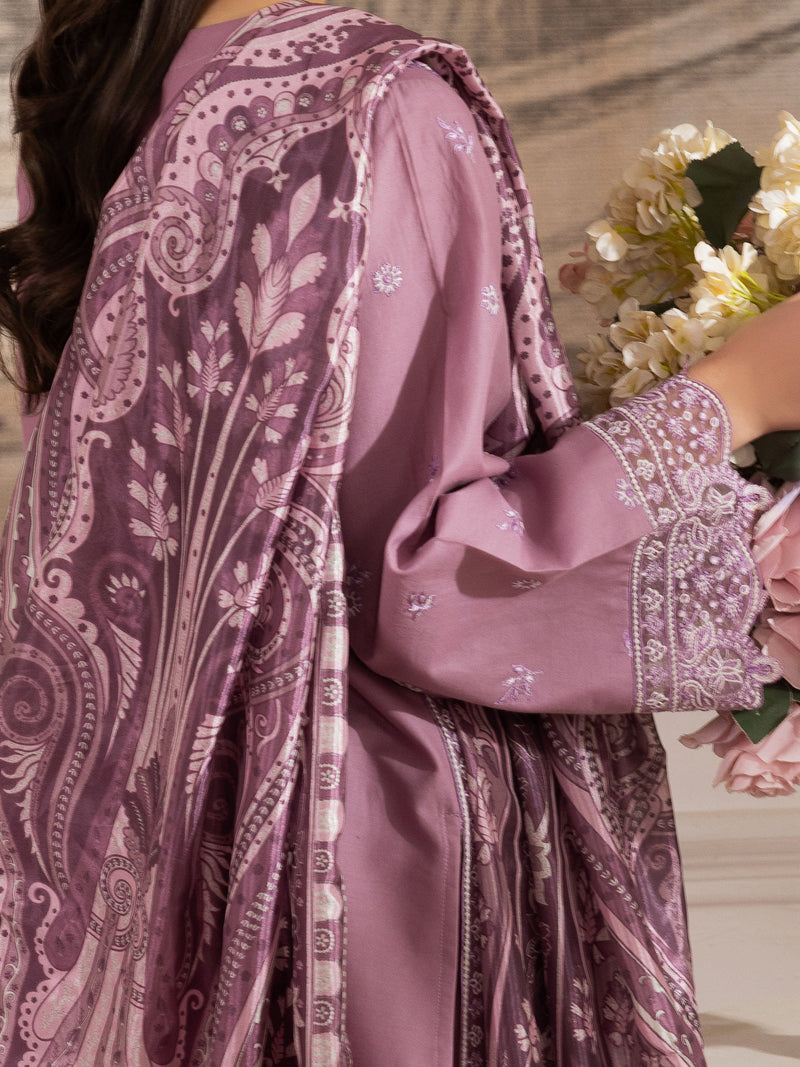 ZE-02 LAWN EMBROIDERED 3PC STITCHED/UNSTITCHED