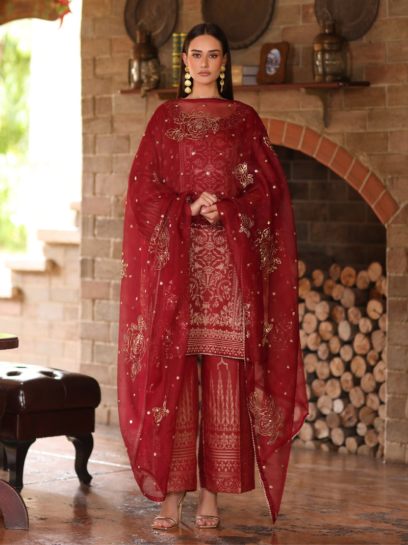 MJD-02 JACQUARD 3 PC STITCHED