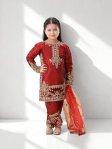 MKA-33 3PC GIRLS STITCHED