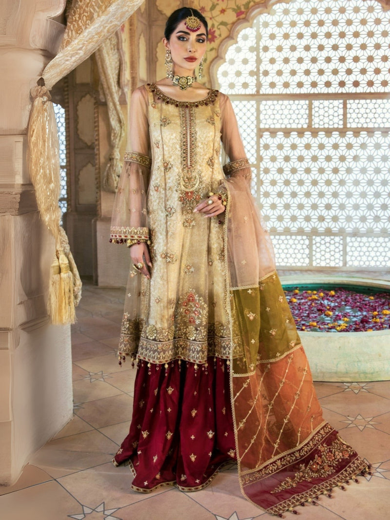MGB-21-06 NET EMBROIDERED 3 PCS
