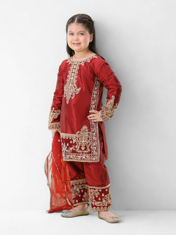 MKA-33 3PC GIRLS STITCHED