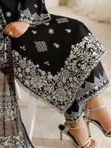 ZG-08 - 3 PC LAWN STITCHED