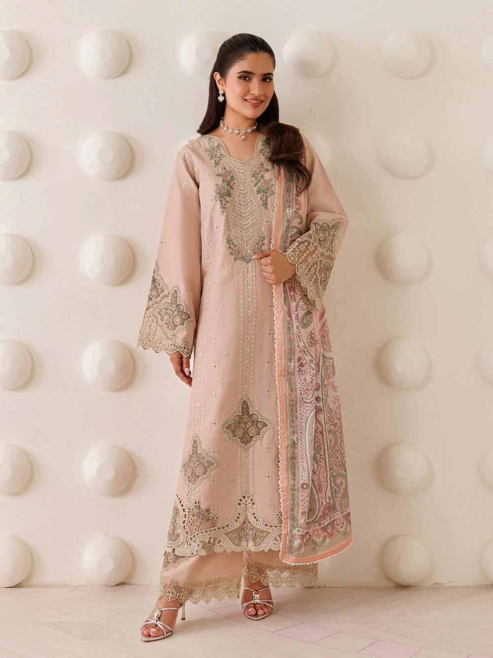 ZG-02 - 3 PC LAWN STITCHED