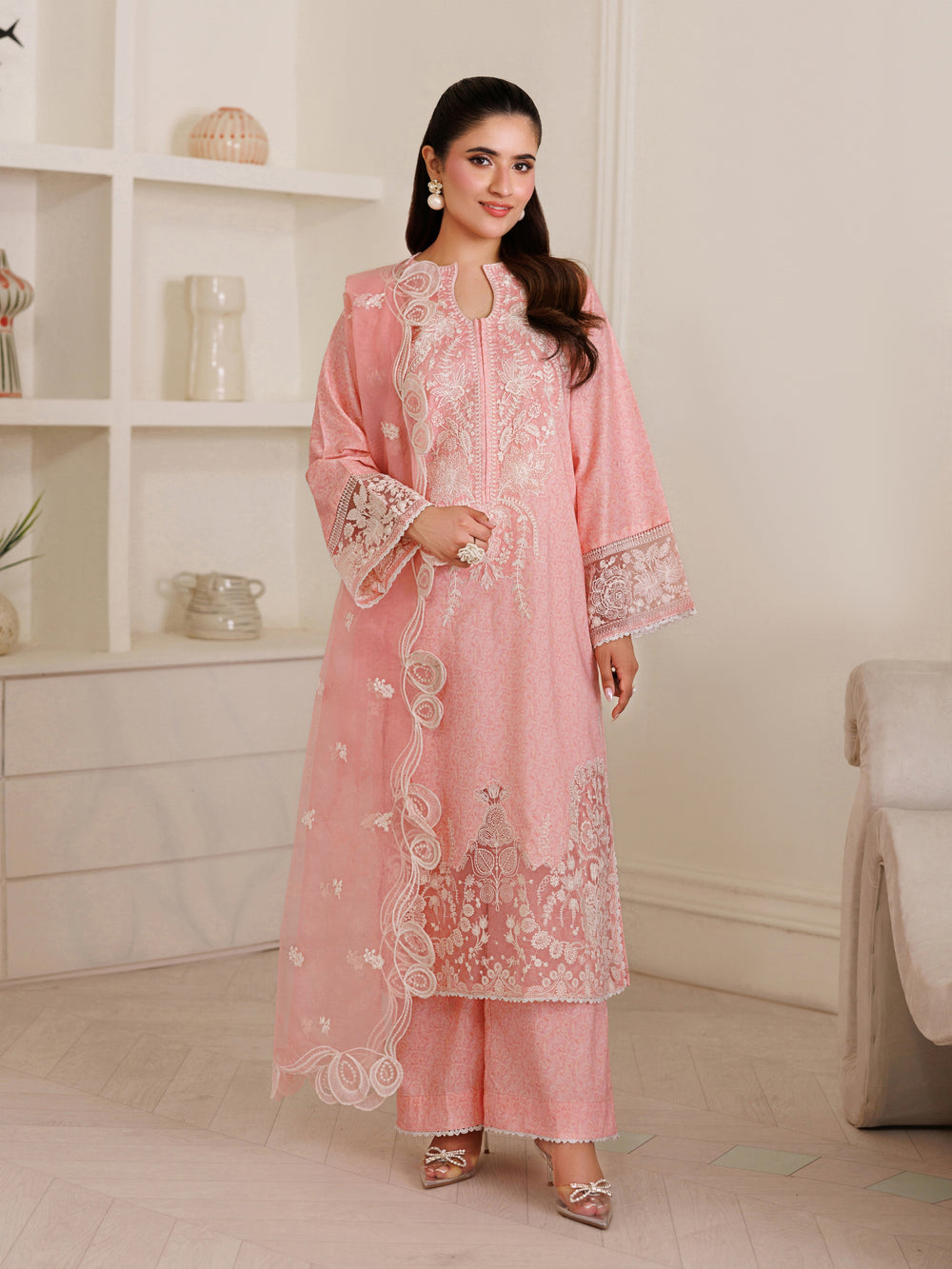 ZG-09 - 3 PC LAWN STITCHED