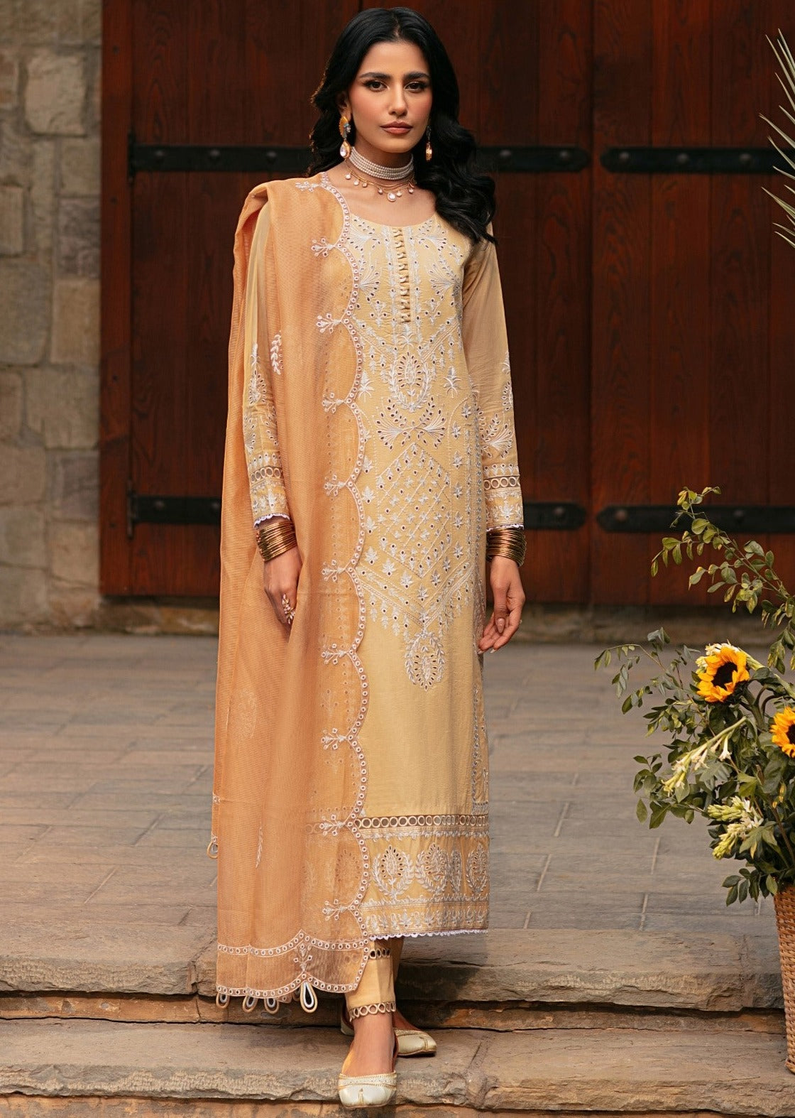 CM-05  3PC EMBROIDERED LAWN