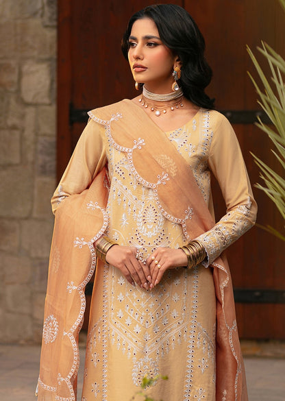 CM-05  3PC EMBROIDERED LAWN  STITCHED I UNSTITCHED