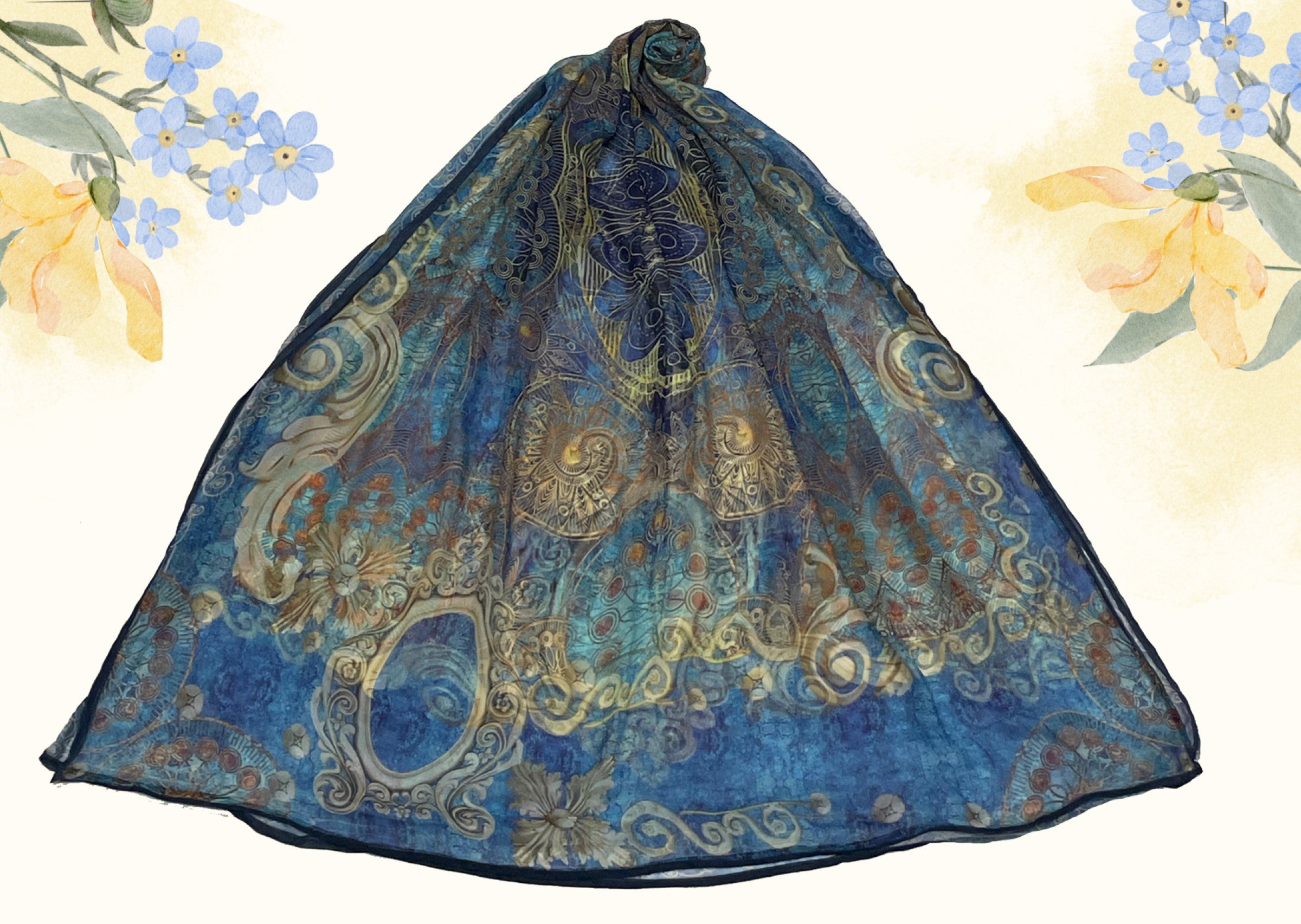 CPD-128  CHIFFON PRINTED DUPATTA