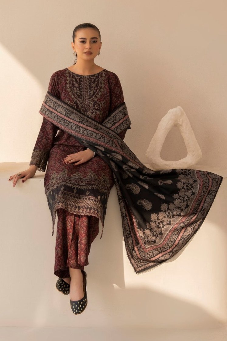 DZP-05 3PC DHANAK PRINTED