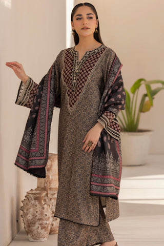 DZP-08 3PC DHANAK PRINTED