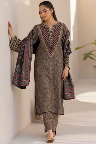 DZP-08 3PC DHANAK PRINTED