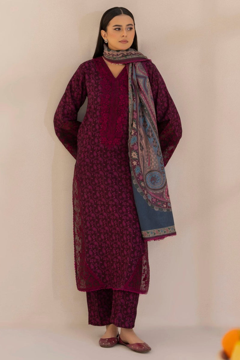 DZP-14 3PC DHANAK PRINTED