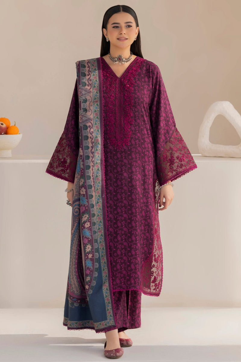 DZP-14 3PC DHANAK PRINTED