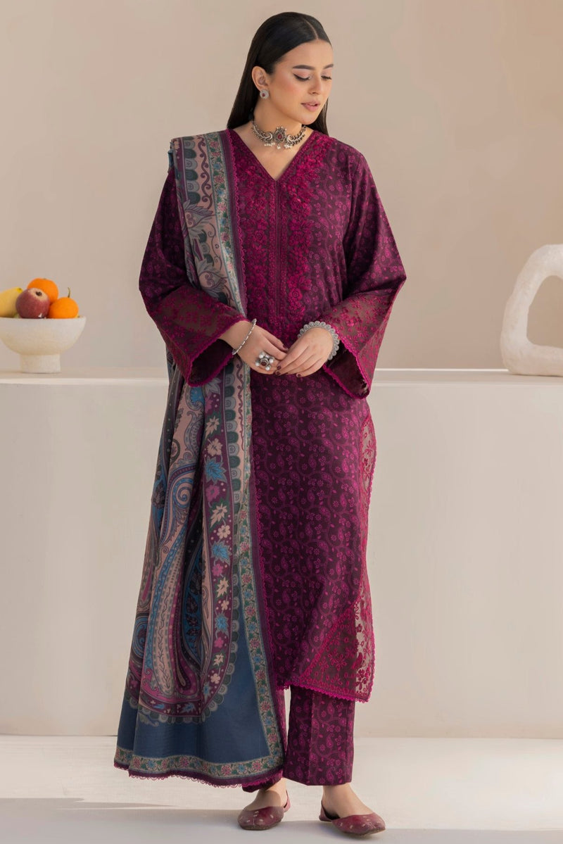 DZP-14 3PC DHANAK PRINTED