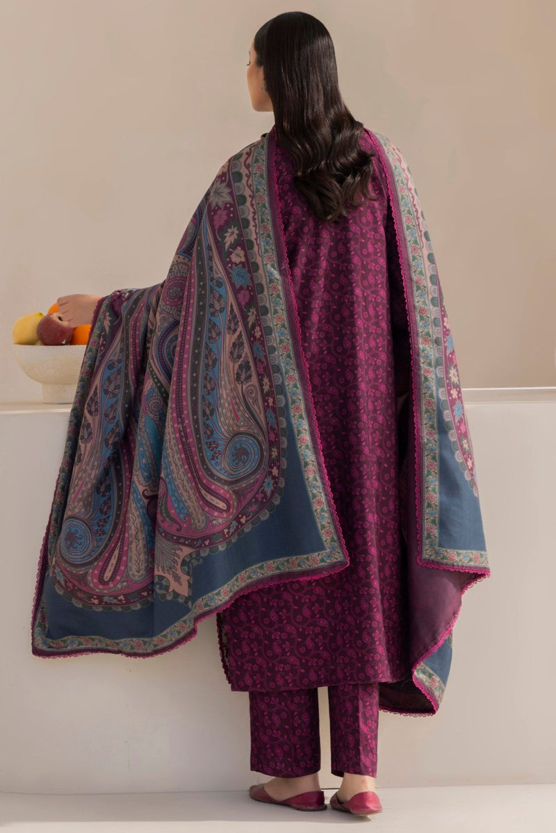 DZP-14 3PC DHANAK PRINTED