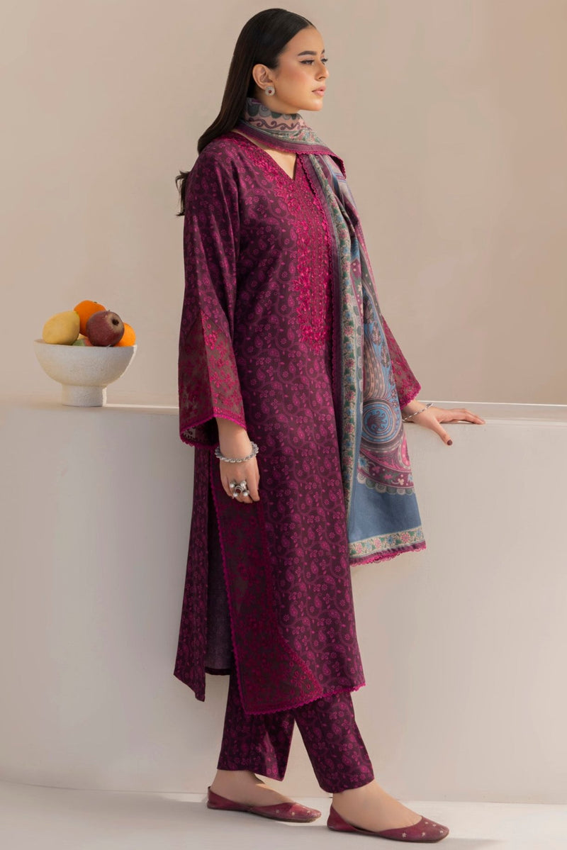 DZP-14 3PC DHANAK PRINTED