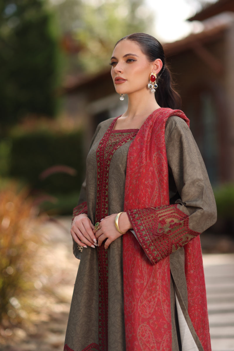 DZP-51 DHANAK 3PC STITCHED | UNSTITCHED