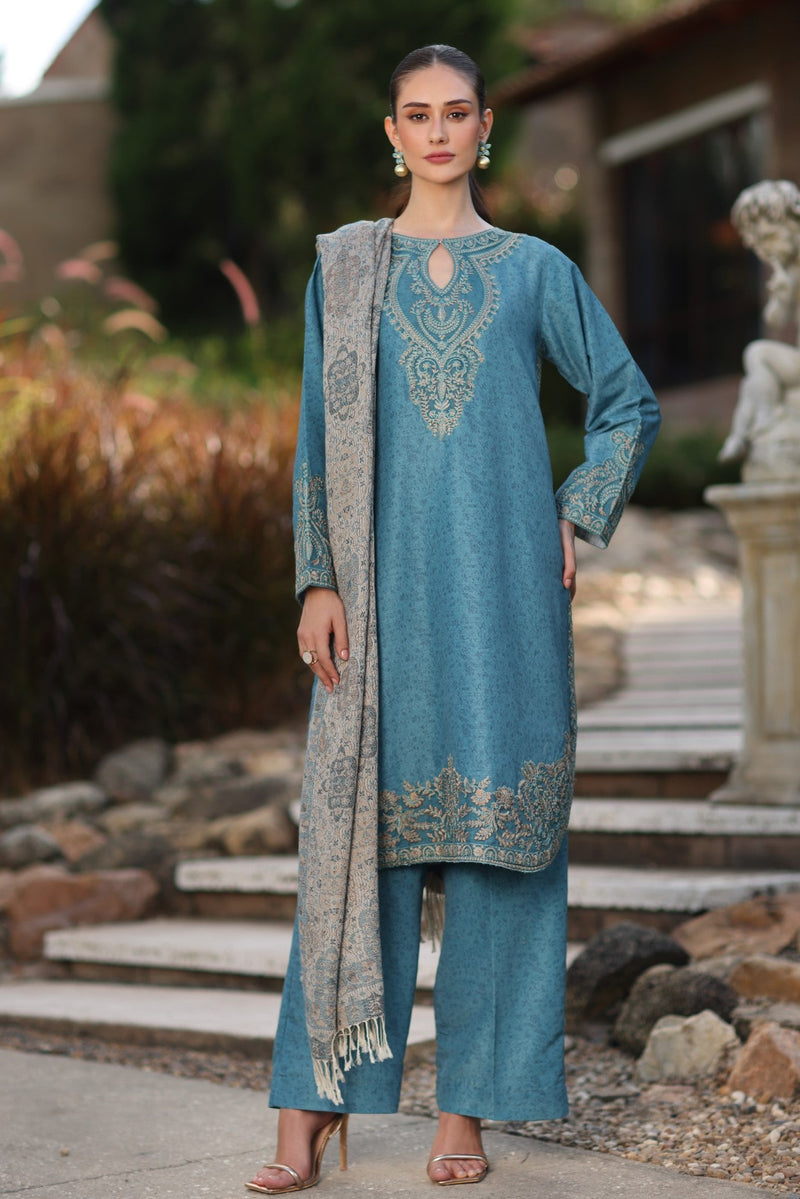 DZP-52 DHANAK 3PC STITCHED | UNSTITCHED