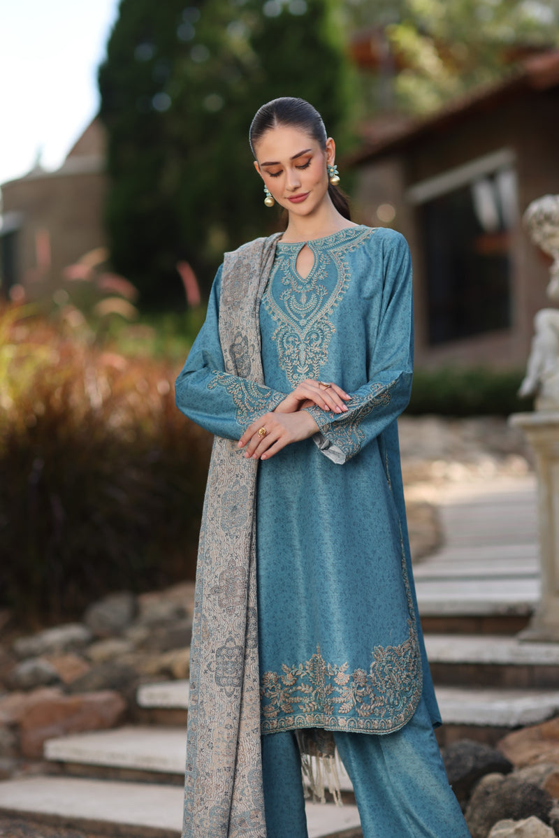 DZP-52 DHANAK 3PC STITCHED | UNSTITCHED