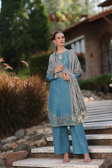 DZP-52 DHANAK 3PC STITCHED | UNSTITCHED