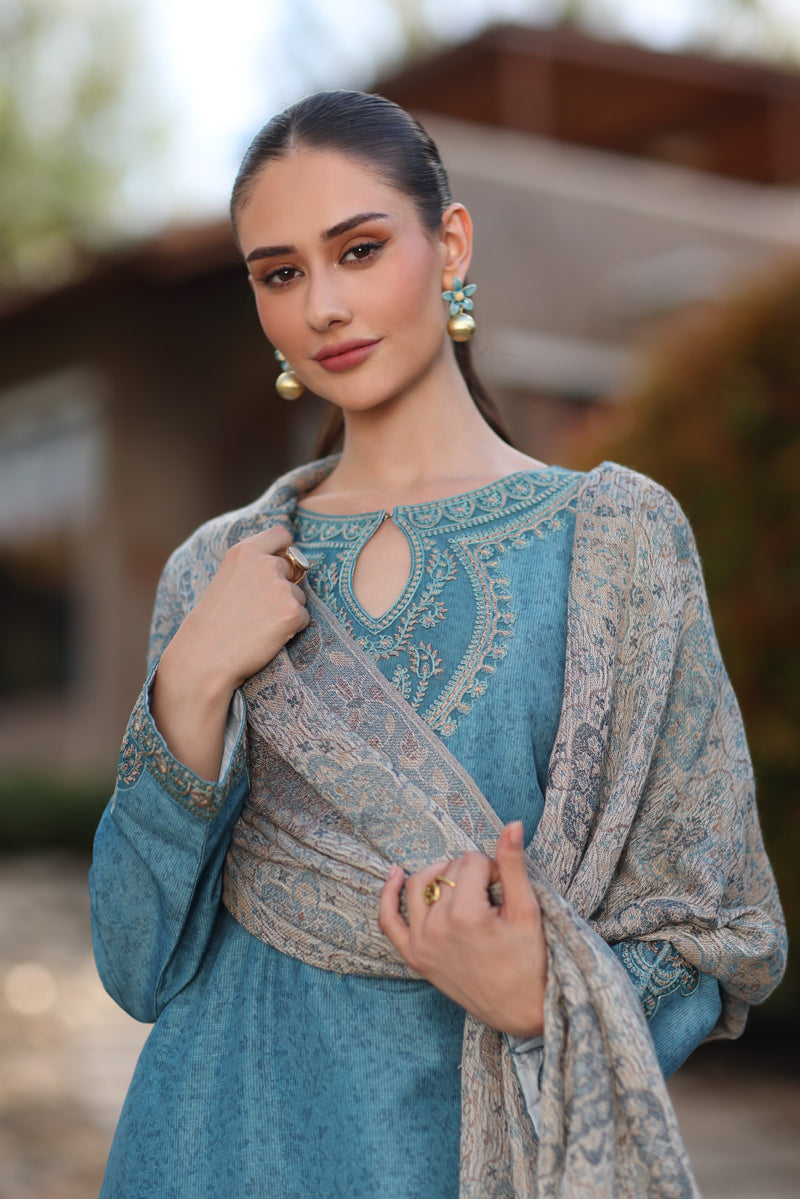 DZP-52 DHANAK 3PC STITCHED | UNSTITCHED
