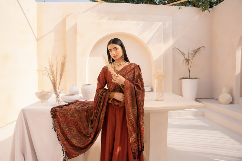 DZP-53 DHANAK 3PC STITCHED | UNSTITCHED