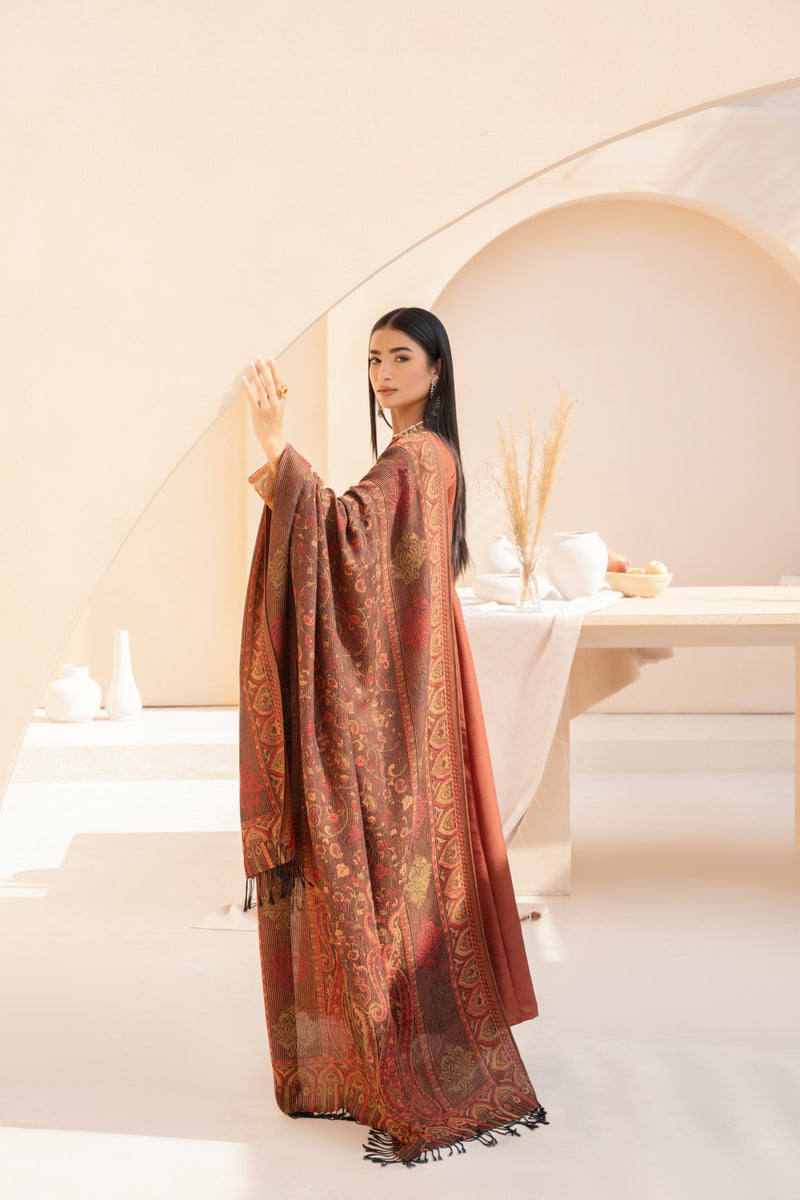 DZP-53 DHANAK 3PC STITCHED | UNSTITCHED