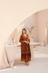 DZP-53 DHANAK 3PC STITCHED | UNSTITCHED