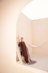 DZP-54 DHANAK 3PC STITCHED | UNSTITCHED