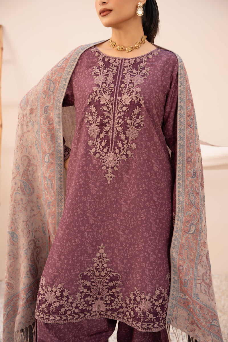 DZP-55 DHANAK 3PC STITCHED | UNSTITCHED