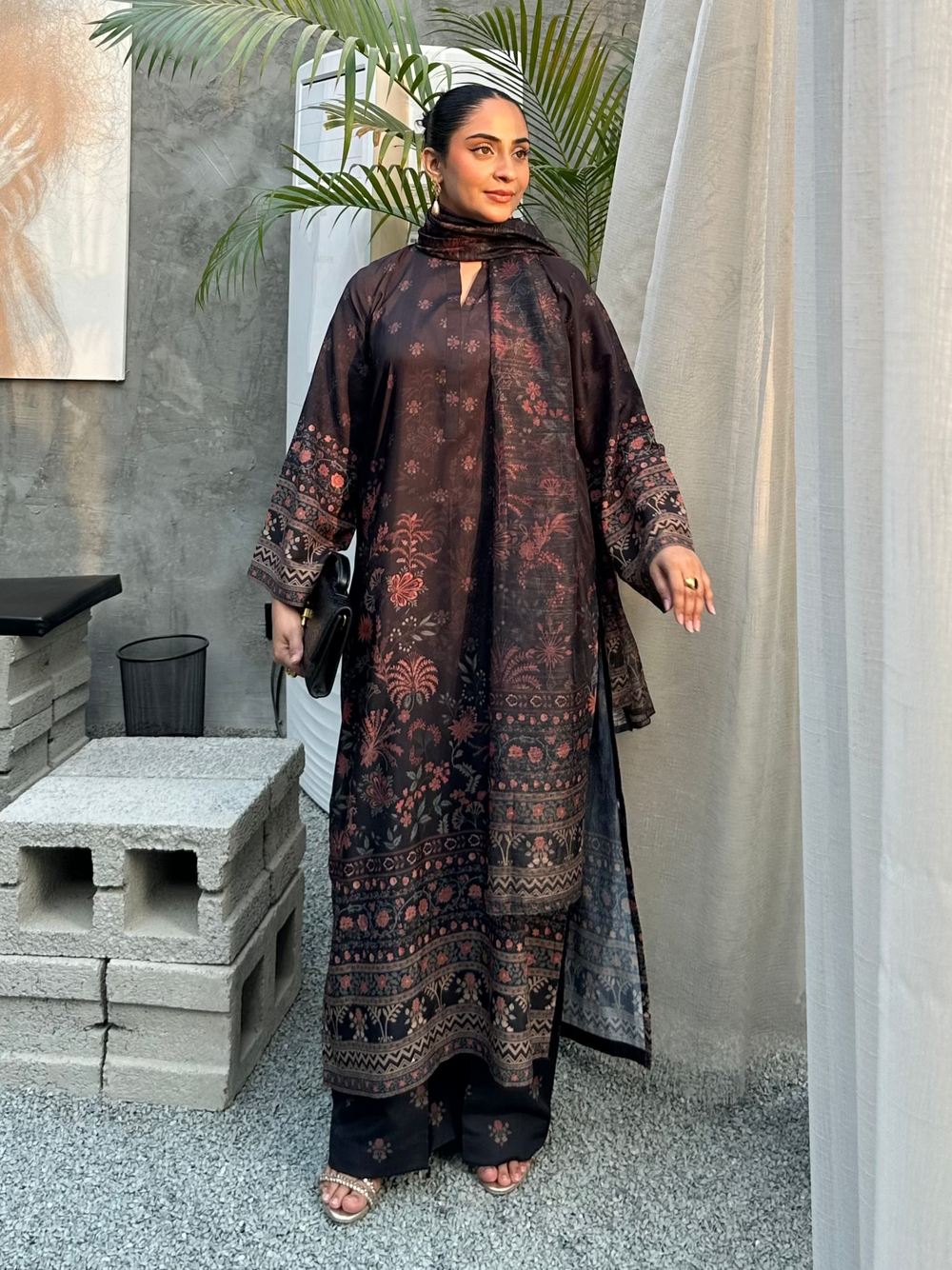 GD-10 3PC DULL RAWSILK