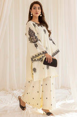LEM-24  2PC EMBROIDERED LAWN STITCHED
