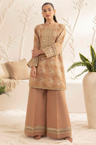 LEM-51 2PC EMBROIDERED LAWN STITCHED