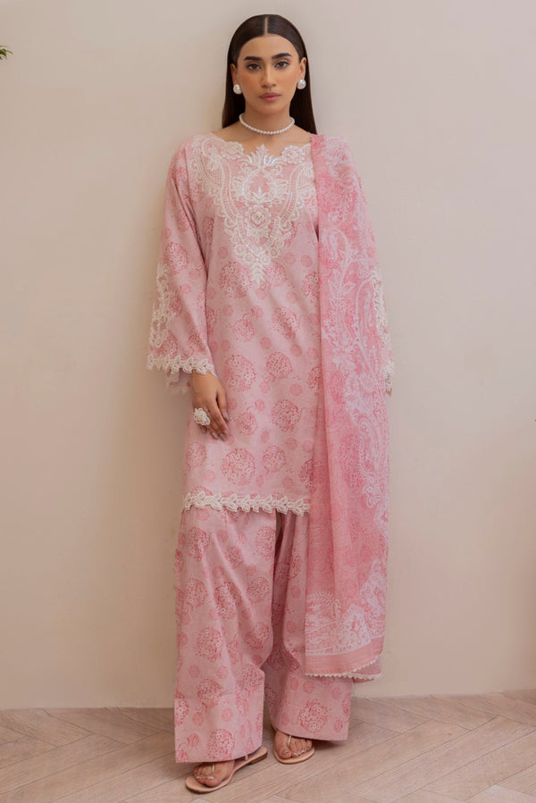 LP-06 LAWN PRINTED EMBROIDERED 3PC STITCHED