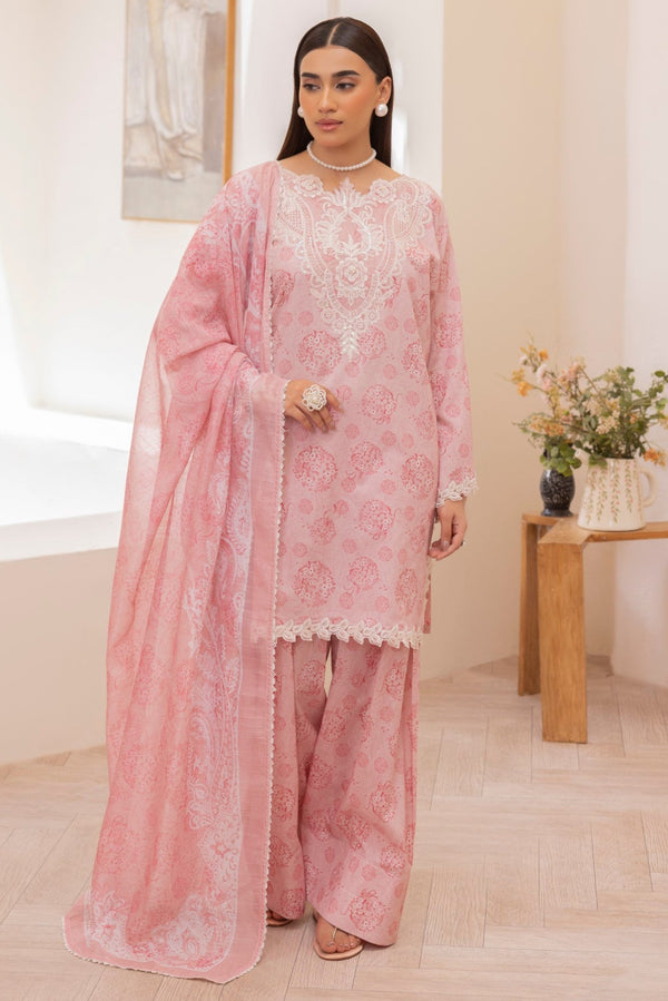 LP-06 LAWN PRINTED EMBROIDERED 3PC STITCHED