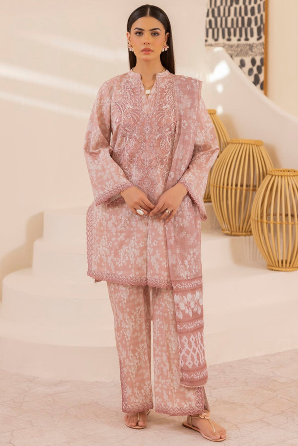LP-08 LAWN PRINTED EMBROIDERED 3PC STITCHED