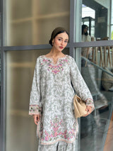 LP-15 2PC LAWN STITCHED/UNSTITCHED