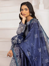 ZE-04 LAWN EMBROIDERED 3PC STITCHED/UNSTITCHED