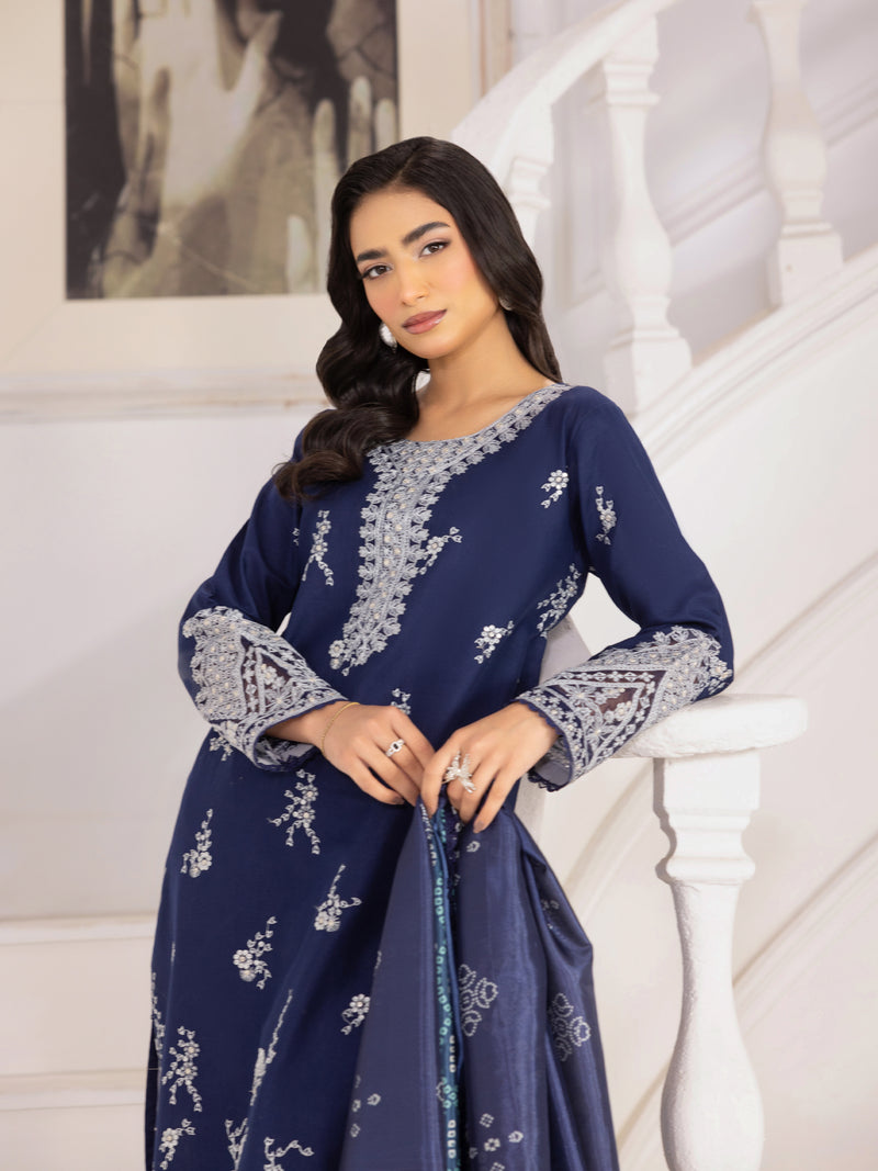 ZE-04 LAWN EMBROIDERED 3PC STITCHED/UNSTITCHED