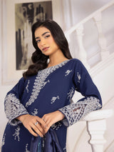 ZE-04 LAWN EMBROIDERED 3PC STITCHED/UNSTITCHED
