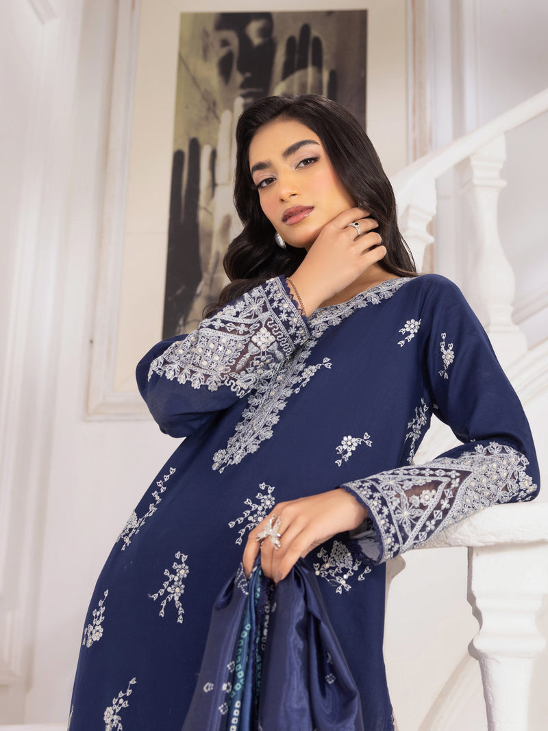 ZE-04 LAWN EMBROIDERED 3PC STITCHED/UNSTITCHED