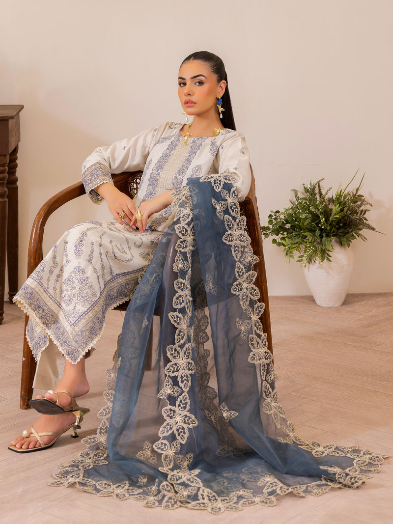 ZA-05 LAWN 3PC STITCHED