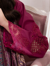 ZE-06 LAWN EMBROIDERED 3PC STITCHED/UNSTITCHED