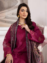 ZE-06 LAWN EMBROIDERED 3PC STITCHED/UNSTITCHED