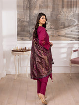 ZE-06 LAWN EMBROIDERED 3PC STITCHED/UNSTITCHED