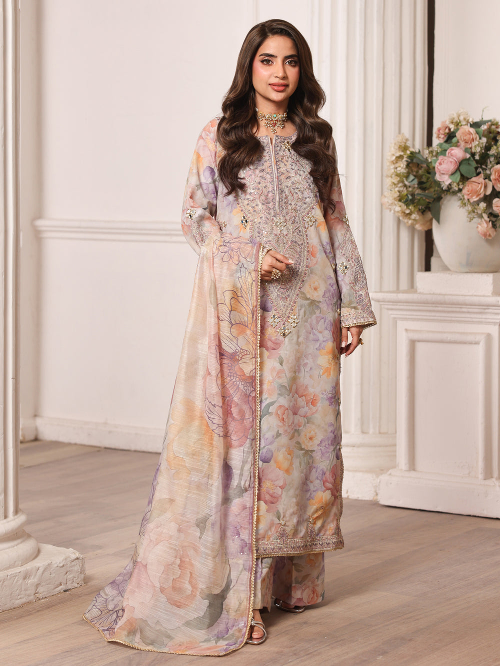 DLS-53 3PC STITCHED | UNSTITCHED