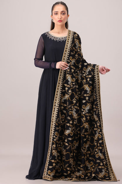 MDS-101 DHANAK EMBROIDERED SHAWL